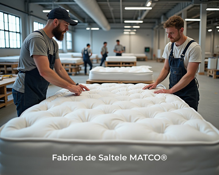 Fabrica de saltele Matco din Moldova. Brand Matco 