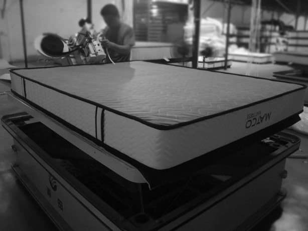 proces de lucru la fabrica de saltele Matco Mattress